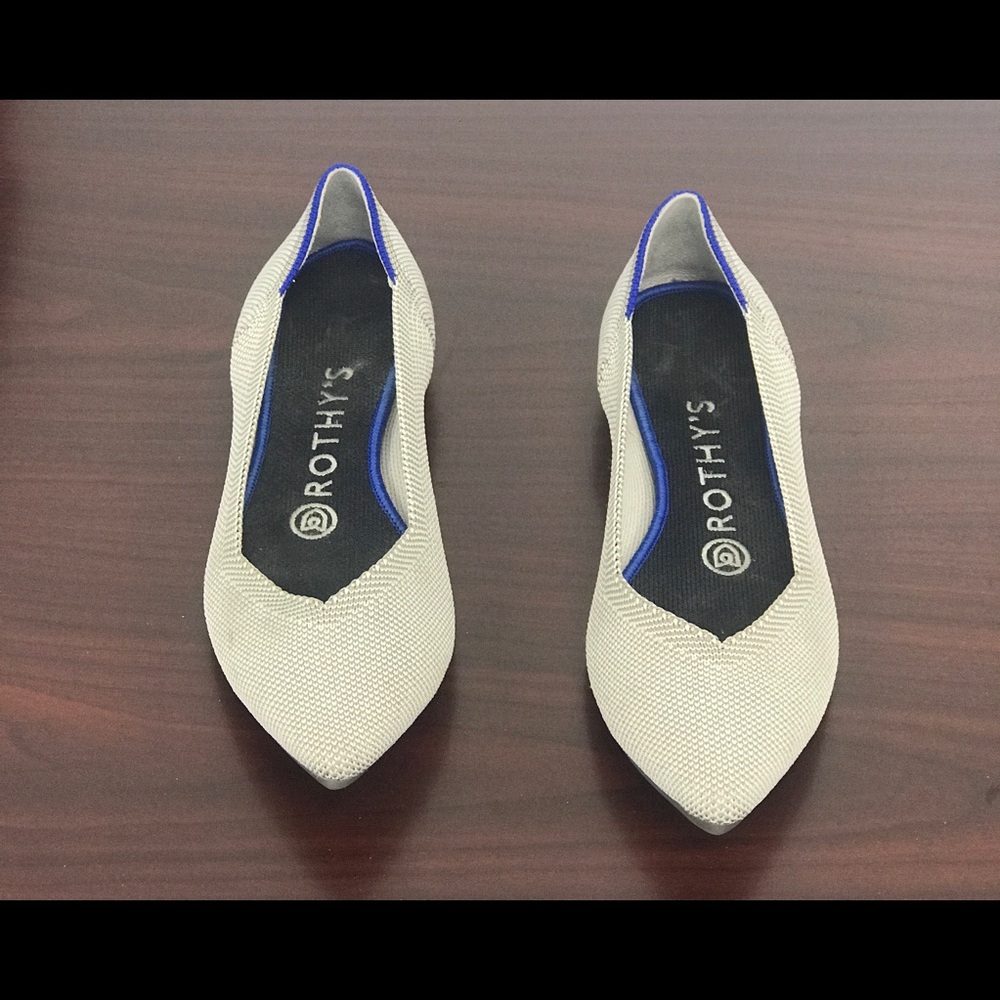 Rothys point Flax Birdseye Flats